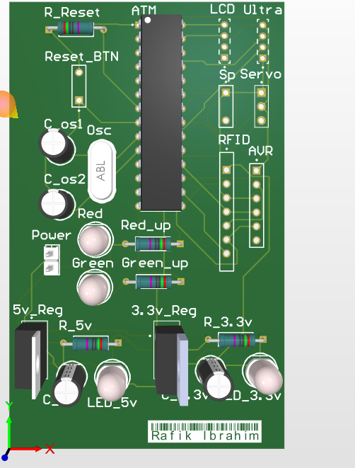 RFID Gate Opener PCB