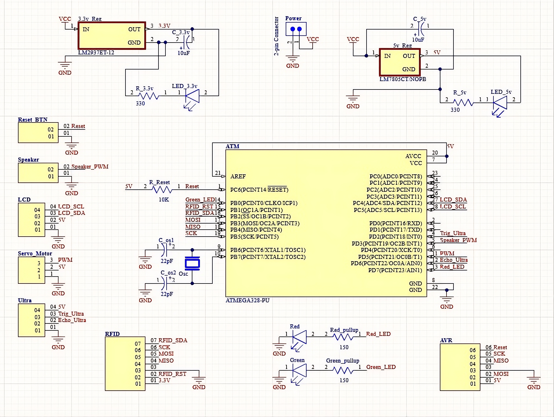 RFID Gate Opener Schematic